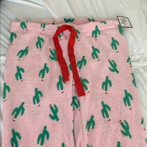 Comfy Christmas cactus pajama pants